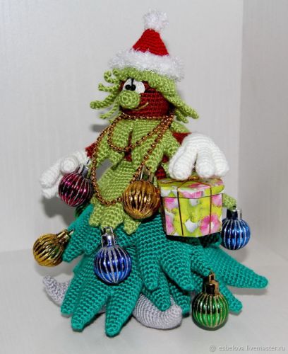Мастер-класс по вязанию 'Новогодняя Ёлочка' (крючок) (Елена Белова)