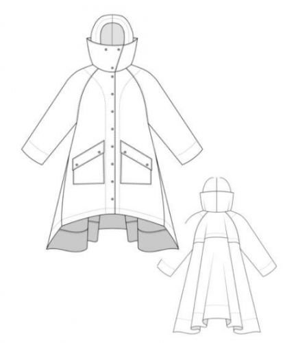 [LaForme] Дождевик 0205 унисекс 42-54 /170-178