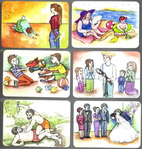 Метафорические ассоциативные карты «Семейная история» (Маргарита Кац , Ева Морозовская)