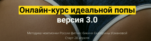 Идеальная попа 3.0. Только для дома (Екатерина Усманова)