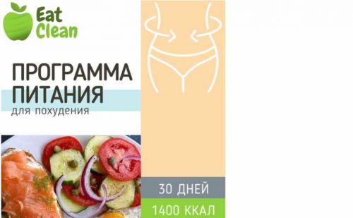 Программа 1400 ккал + новый меню-конструктор 2021 (eatclean_menu)