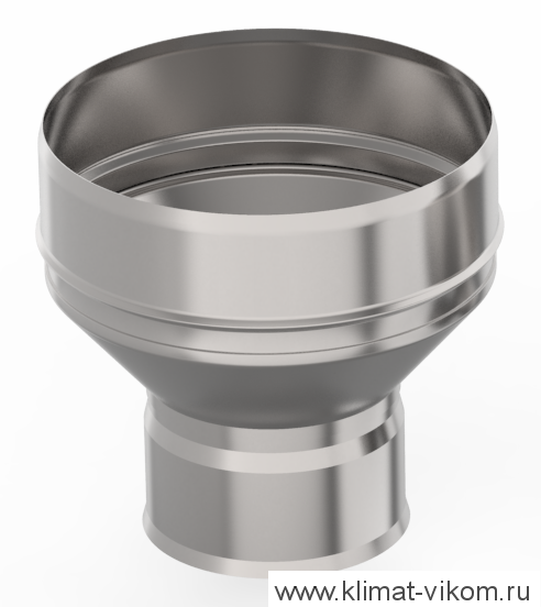 Переходник ф 115х130, AISI 439/1,0мм