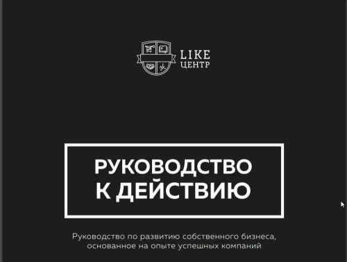 [Like-Центр] Руководство по развитию собственного бизнеса (2021) (Аяз Шабутдинов)