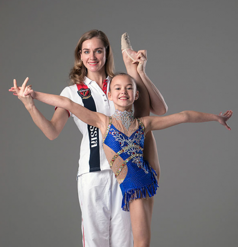 Домашние занятия по художественной гимнастике (Екатерина Пирожкова)