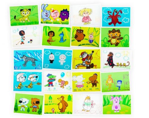 Рисуем Героев Русских Мультфильмов [Skillberry]