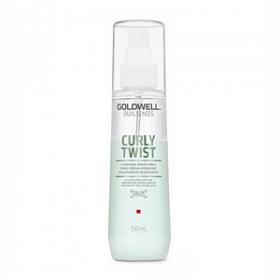 Goldwell Dualsenses Curly Twist Hydrating Serum Spray - Увлажняющий двухфазный спрей для вьющихся волос 150 мл