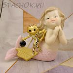 Брошь "Кошечка играет в боулинг" (Danecraft США)