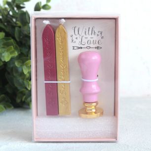 Набор для печати: Свечи и штамп с пудровой рукояткой