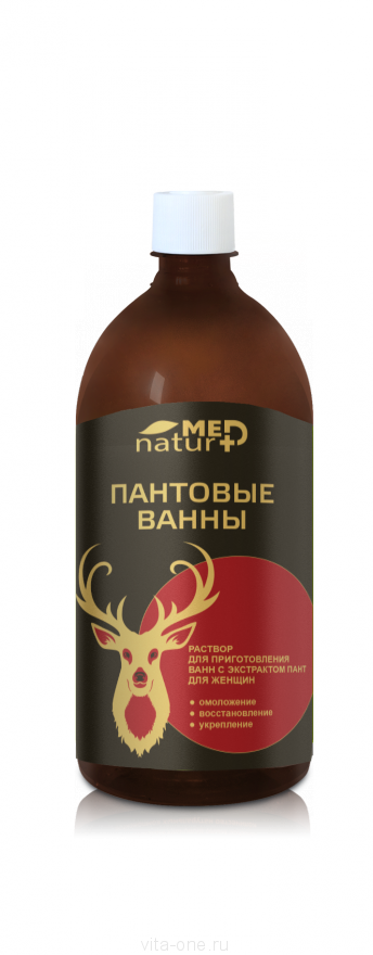 Пантовые ванны женские Naturmed (Натурмед) 1000 мл