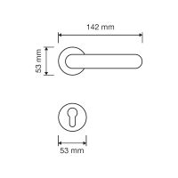 Ручка Linea Cali Charme 1590 RB 113 схема