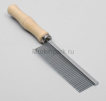 Расчёска с деревянной ручкой, 17,5 х 3,5 см