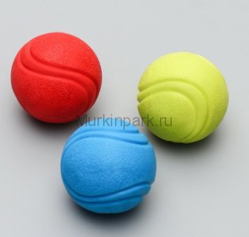 Игрушка цельнолитая "Прыгучий мяч", 5 см, микс цветов