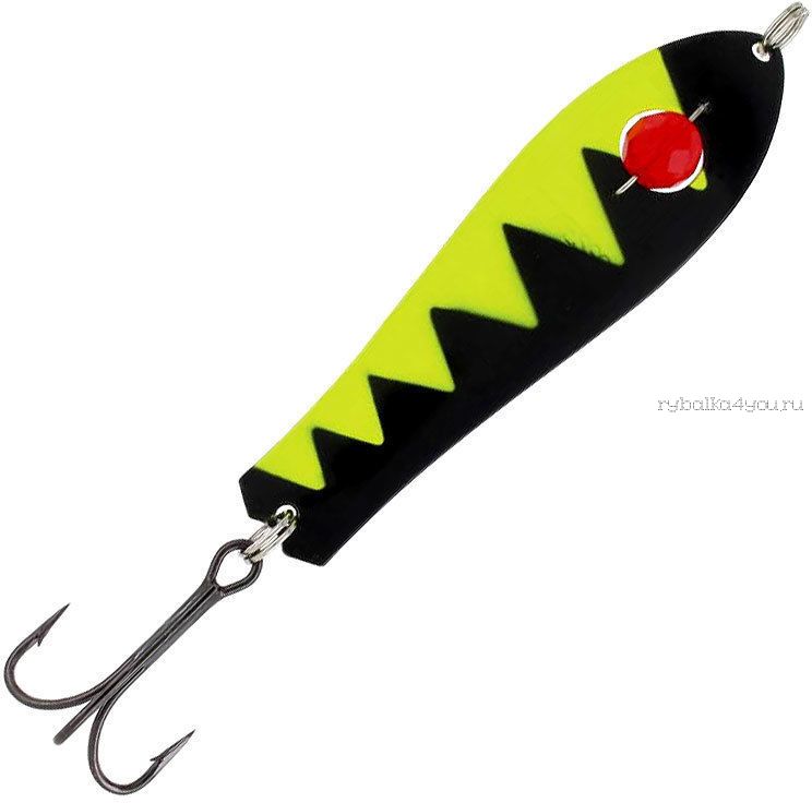 Блесна Kuusamo Professor 3 75/12 с кам. 75 мм / 12 гр / цвет:  BL/FYe-S, UV