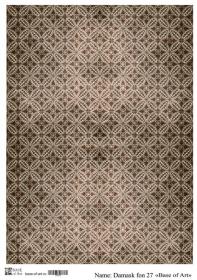 Декупажная карта Base of art, 20*30 см, Damask fon 27
