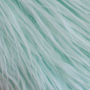 Длинноворсовый мех Мятный, прямой ворс 50х37