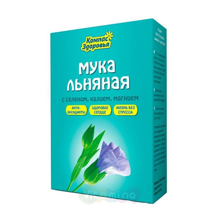 Льняная мука с калием, магнием и селеном