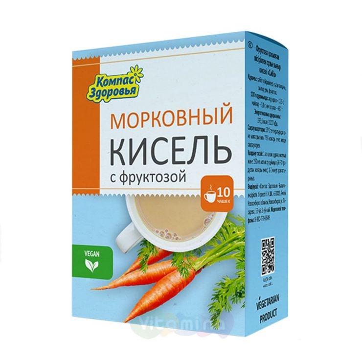 Кисель "Морковный" с фруктозой, 150 гр