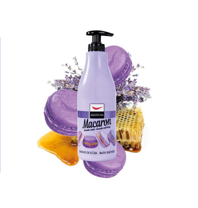 AQUOLINA macaron гель для душа с лавандой и мёдом 500 мл