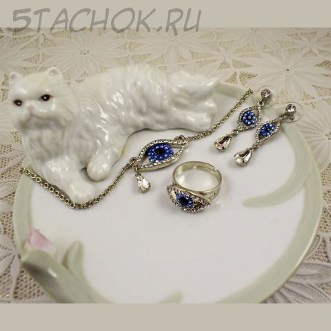 Комплект "Глаз" (Butler & Wilson Великобритания)