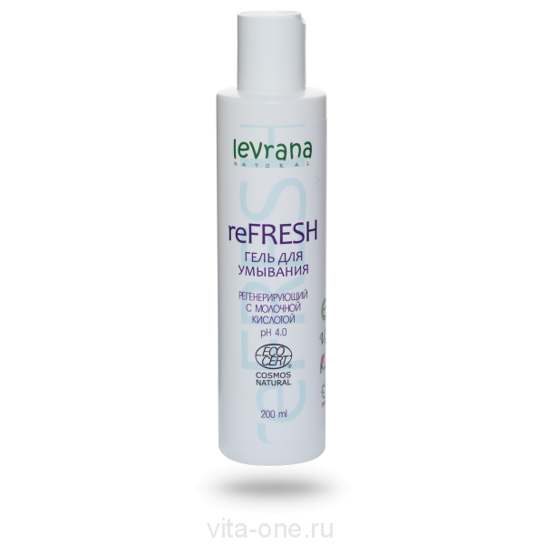 Гель для умывания ReFresh Levrana 200 мл ECOCERT