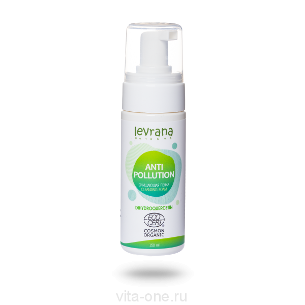Пенка для умывания ANTIPOLUTION Levrana 150 мл COSMOS ORGANIC