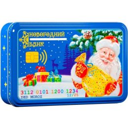 Копилка Новогодний банк 300 грамм
