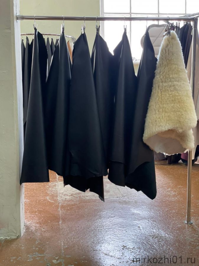 Кожа овчина Цвет Черный