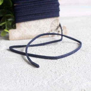 Декоративный шнур "Замша черная", 3 м. * 0,2 см.