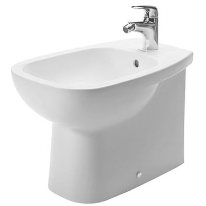 Биде напольное Duravit D-Code 224110 пристенное