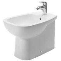 Биде напольное Duravit D-Code 224110 пристенное схема 1
