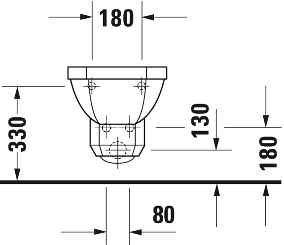 Биде Duravit подвесное серия 1930 026610 ФОТО