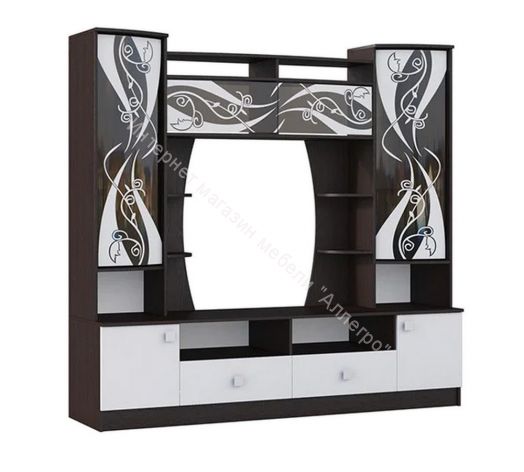 Гостиная "Женева" ПВХ компановка 1