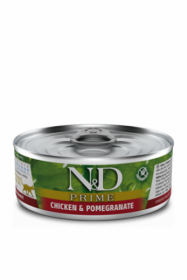 N&D CAT PRIME CHICKEN&POMEGRANATE (Курица с Гранатом для кошек) 80г.