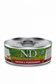 N&D CAT PRIME CHICKEN&POMEGRANATE (Курица с Гранатом для кошек) 80г.