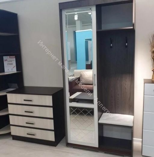 Прихожая "Варда" (Белый/Ясень тёмный)