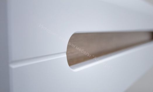 Комод "Наоми" КМ-10 (Белый глянец/дуб каньон)