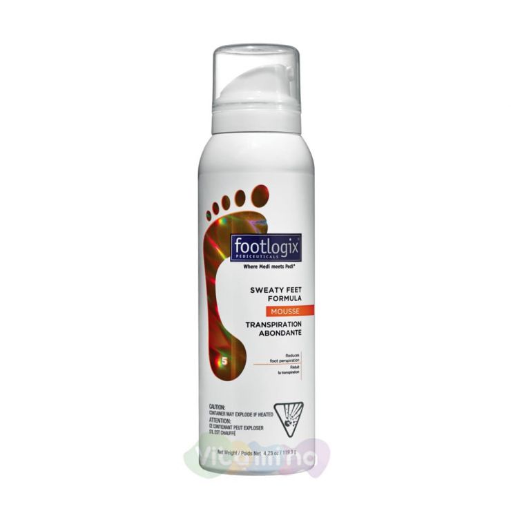 FOOTLOGIX Антиперспирант для ног Sweaty Feet Formula, 119.9 гр