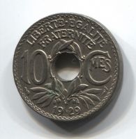 10 сантимов 1929 Франция XF+