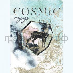 Книжка зап.Полином А5 COSMIC VOYAGE 96л.кл. на резинке 3127