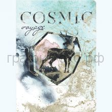 Книжка зап.Полином А5 COSMIC VOYAGE 96л.кл. на резинке 3127