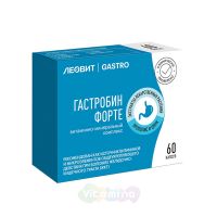 Леовит Нутрио Gastro ГАСТРОБИН ФОРТЕ 0.5 гр, 60 капс.