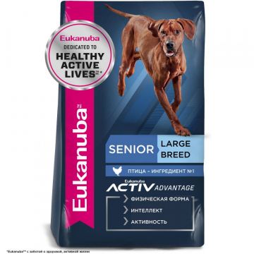 Eukanuba Senior Large Breed 7+ years Корм сухой для пожилых собак крупных и очень крупных пород старше 7 лет