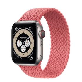 Часы Apple Watch Edition Series 6 GPS + Cellular 40mm Titanium Case with Pink Punch Braided Solo Loop