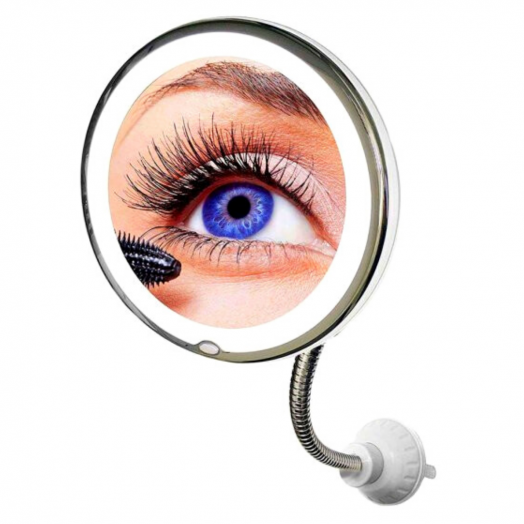 Зеркало для макияжа с подсветкой и увеличением