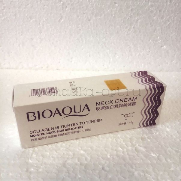 Коллагеновый подтягивающий крем для шеи  и декольте Bioaqua neck cream