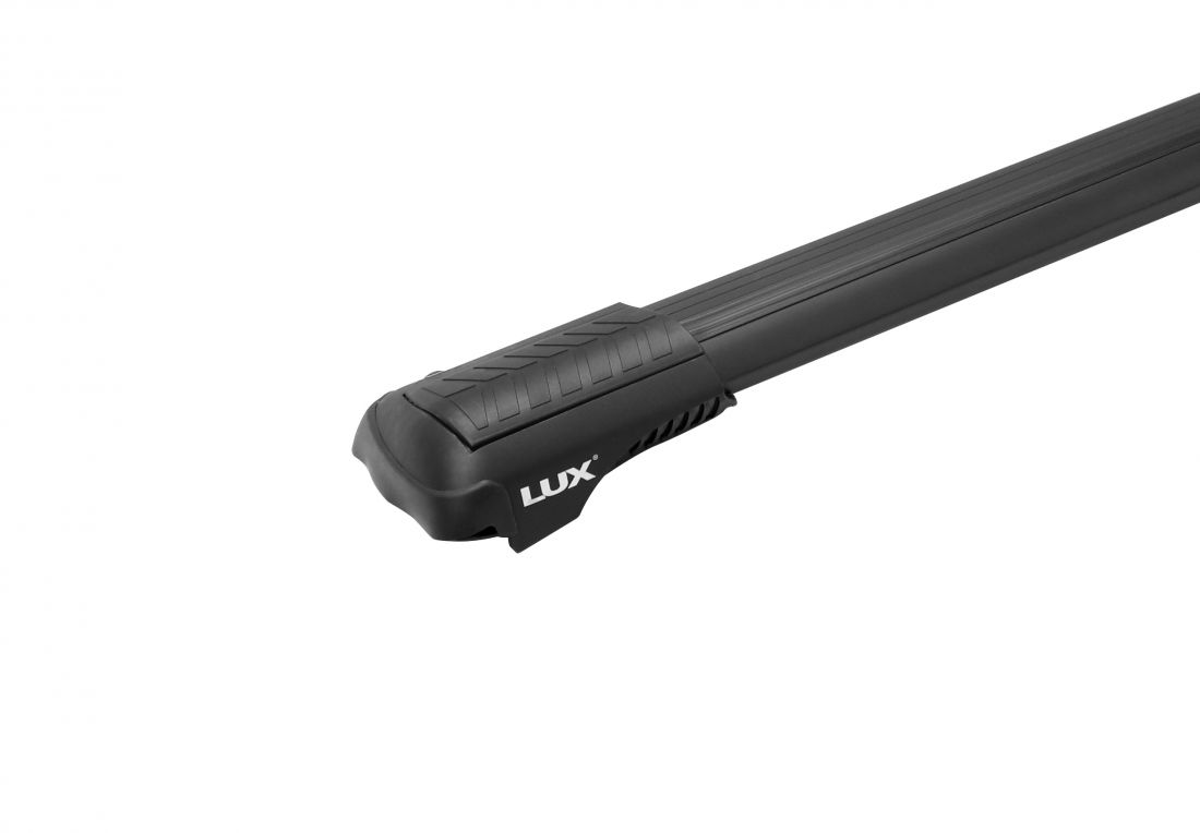 Багажная система LUX ХАНТЕР черная для Renault Duster 2015-2021 г.в. с рейлингами