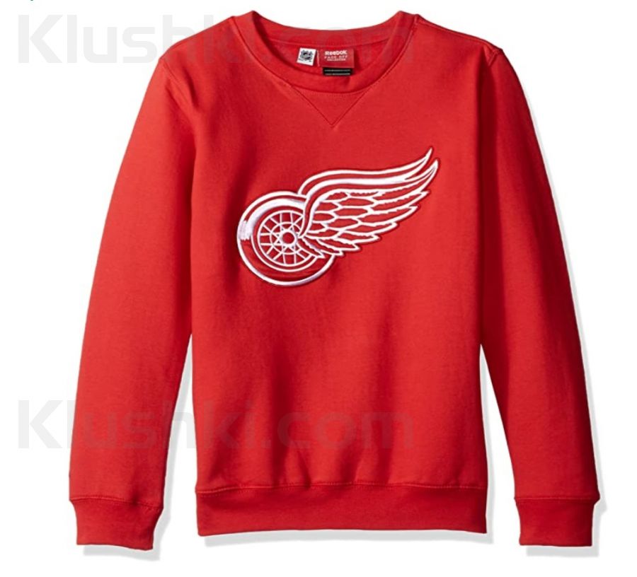 Толстовка детская NHL Red Wings "Prime" Pullover Fleece Crew