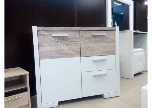 Комод "Венето" СТЛ.266.02 (Дуб санремо/Белый)