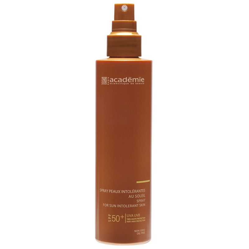 Солнцезащитный спрей для чувствительной кожи SPF 50+  Academie (Академия) 150 мл