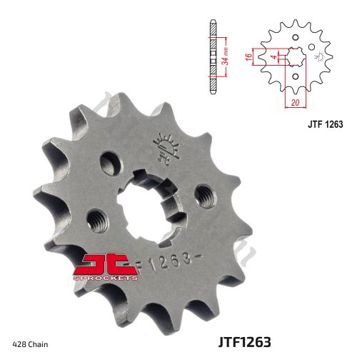 Звезда ведущая JTF1263.16 Yamaha YBR125 нестандартная